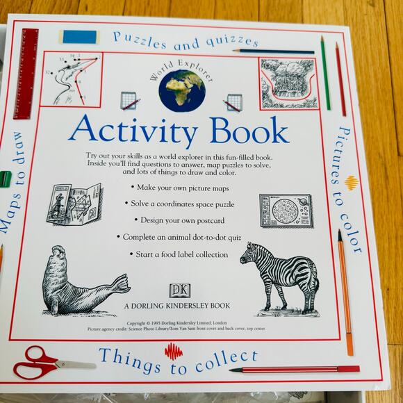 My First Amazing World Explorer CD-ROM Activity Pack 1996 Windows & Mac NEW - Picture 6 of 6